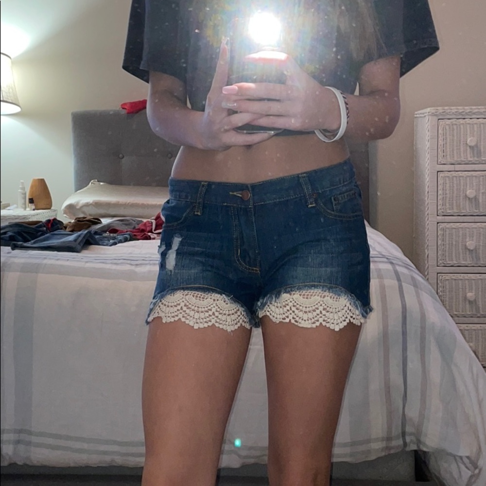 Brand new jean shorts